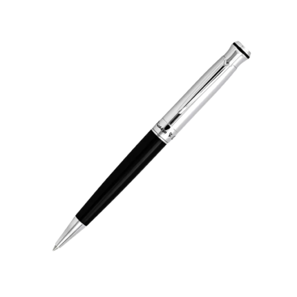 PICASSO AND CO Black/Rhodium Plated Ballpoint Pen P903BSTB