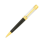 PICASSO AND CO Black/Rhodium-Gold Ballpoint Pen P966STBB