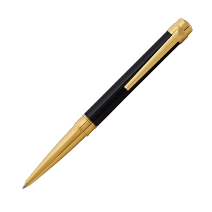 PICASSO AND CO Gold/Black Lacquer Ballpoint Pen P756BKG