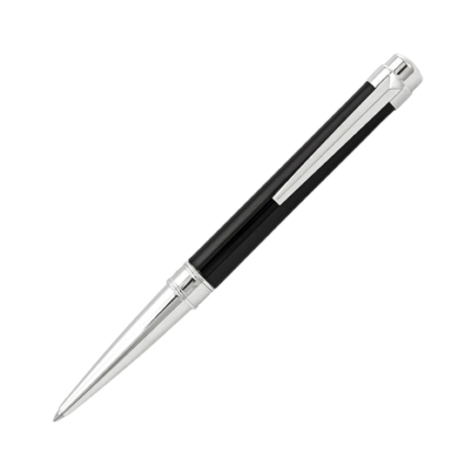 PICASSO AND CO Rhodium/Black Lacquer Ballpoint Pen P756BKS