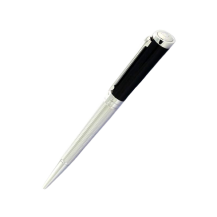 PICASSO AND CO Black/Rhodium Plated Ballpoint Pen P856BTS