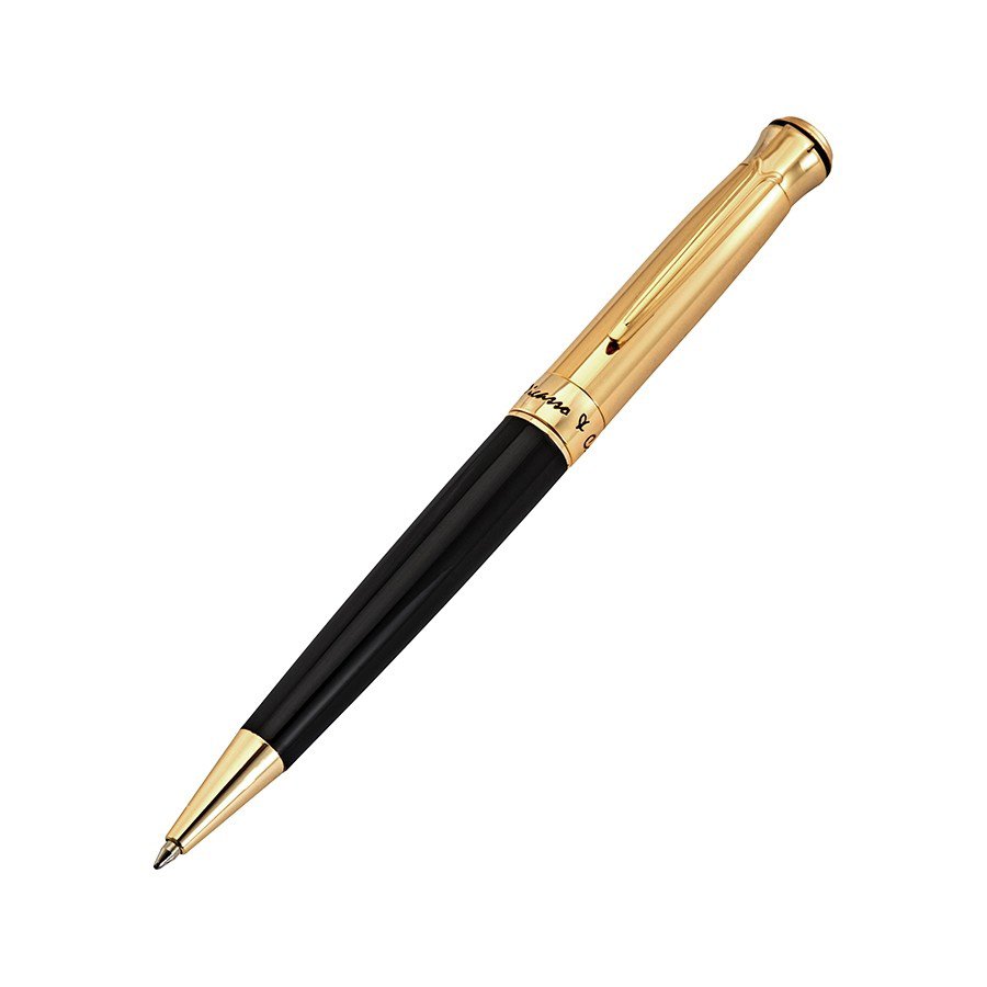 PICASSO AND CO Black/GoldPlated Ballpoint Pen P903BGTB - PICASSO AND CO