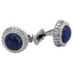 picasso-and-co-round-stainless-steel-cufflinks-witth-lapis-lazuli