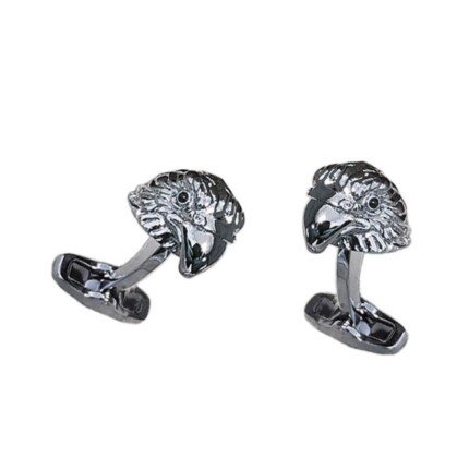 Picasso And Co Stainless Steel Cufflinks- Gold/Black PCUFRTCYG 842047144138  - Jewelry, Picasso and Co - Jomashop