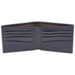 PICASSO AND CO WALLET BLUE IN CALF LEATHER WIHT EXTRA REMOVABLE CARD HOLDER