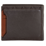 PICASSO AND CO WALLET BROWN IN CALF LEATHER WIHT EXTRA REMOVABLE CARD HOLDER - Image 2