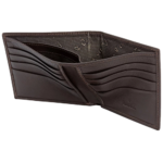 PICASSO AND CO WALLET BROWN IN CALF LEATHER WIHT EXTRA REMOVABLE CARD HOLDER - Image 3