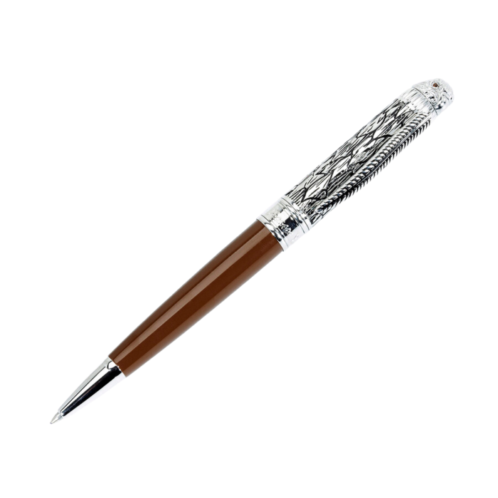 Falcon pen brown Picasso And Co NEW LIMITED EDITION  GIFT SET  Ballpoint Pen With Lacquer Falcon Head On The Top - Image 2