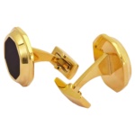PICASSO AND CO Yellow Gold Cufflinks - Image 2