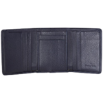 PICASSO AND CO LEATHER DOUBLE FOLD BLUE CARD HOLDER